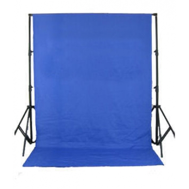 Bresser D-37 Support + 3x6m Doek Chromakey blauw